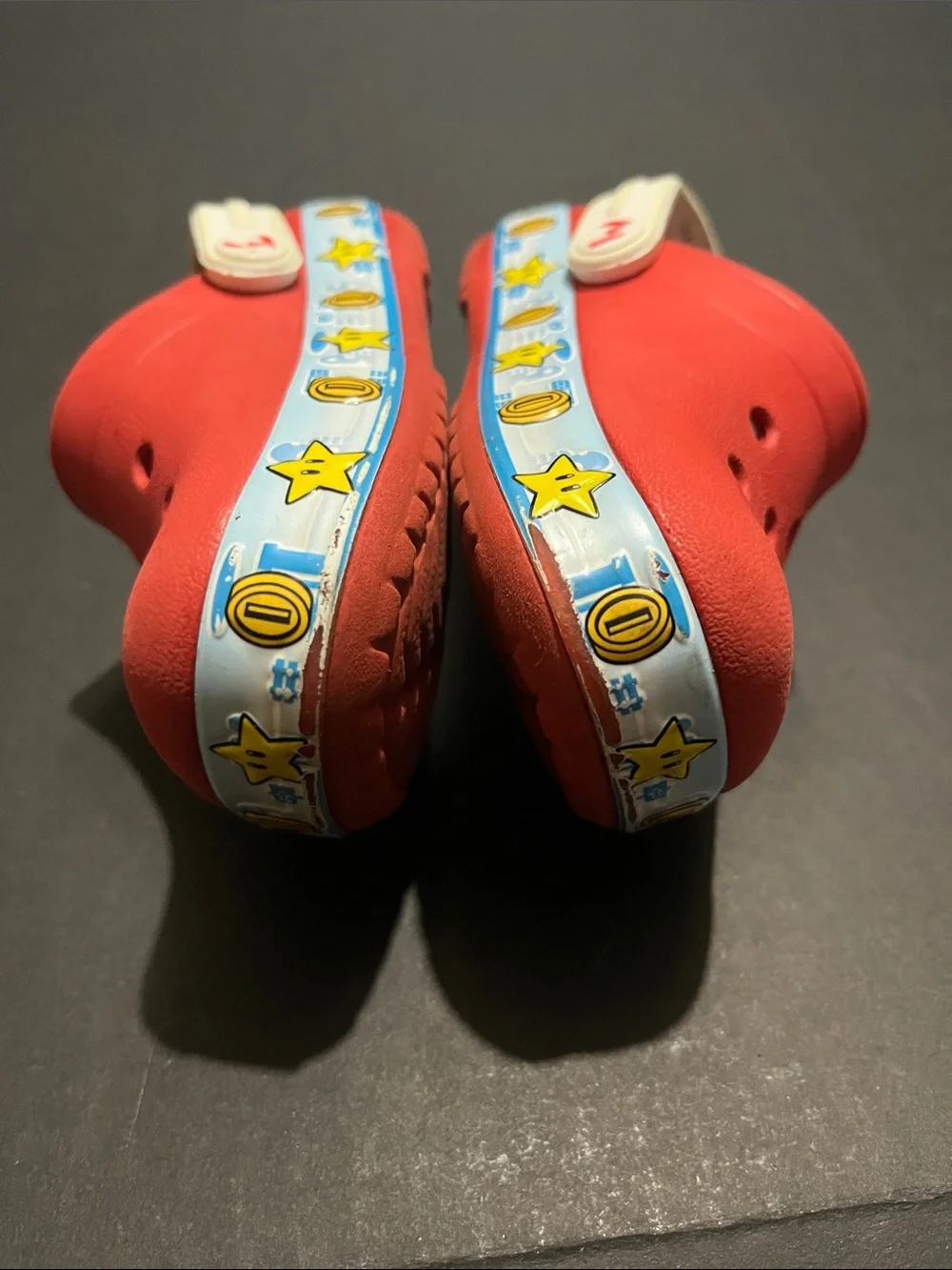 Nintendo Super Mario Brothers toddler Crocs size 6C